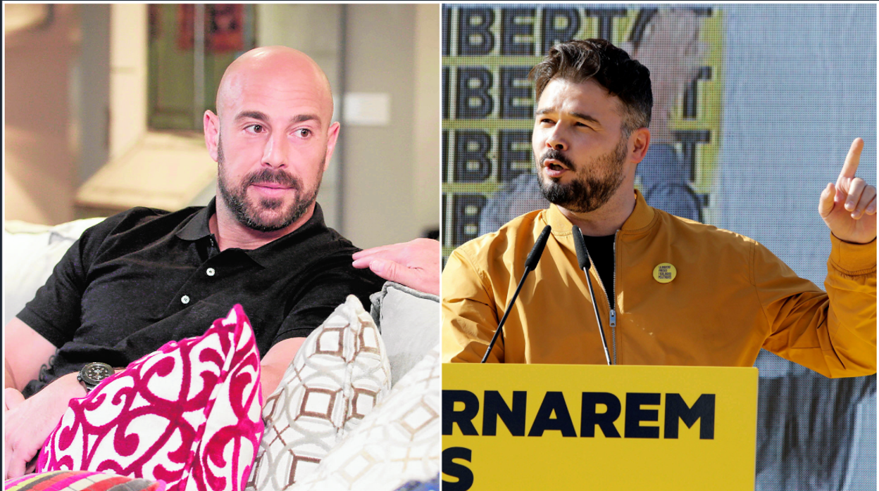 Gabriel Rufián y Pepe Reina se enzarzan a cuenta del debate