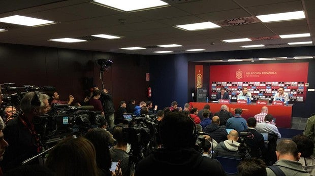 Máxima cobertura en la sala de prensa de Carranza