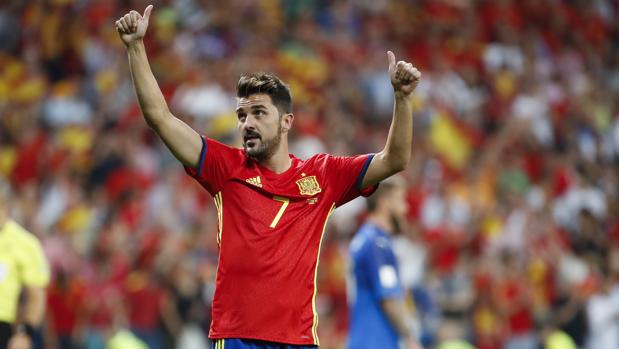 Villa, el gol que añora España
