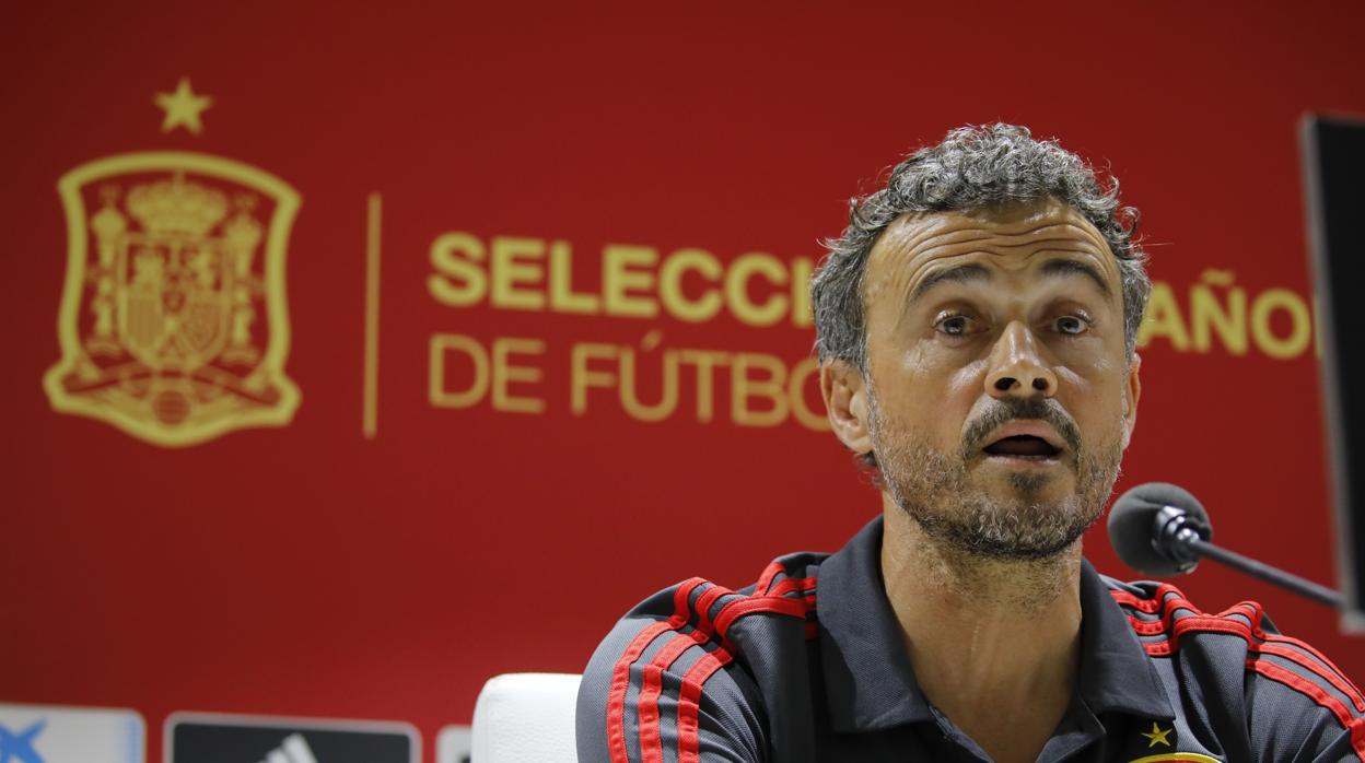 Luis Enrique, en su etapa como seleccionador