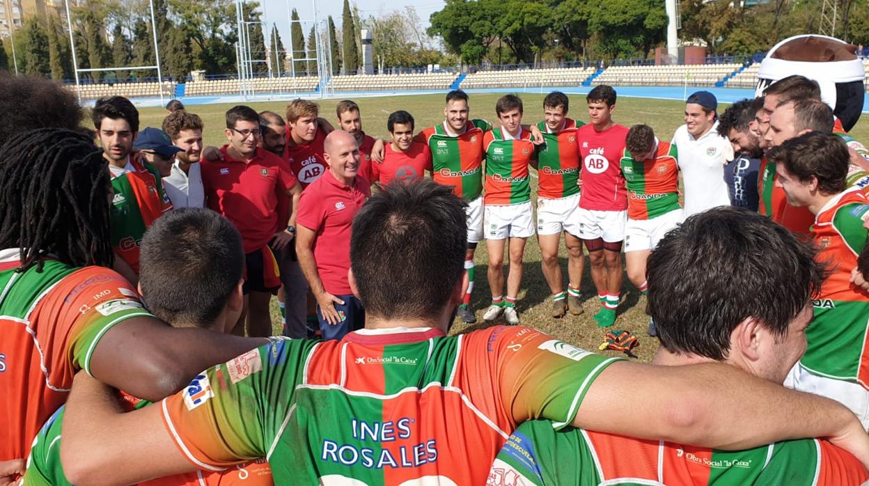 Los jugadores del Club Amigos del Rugby