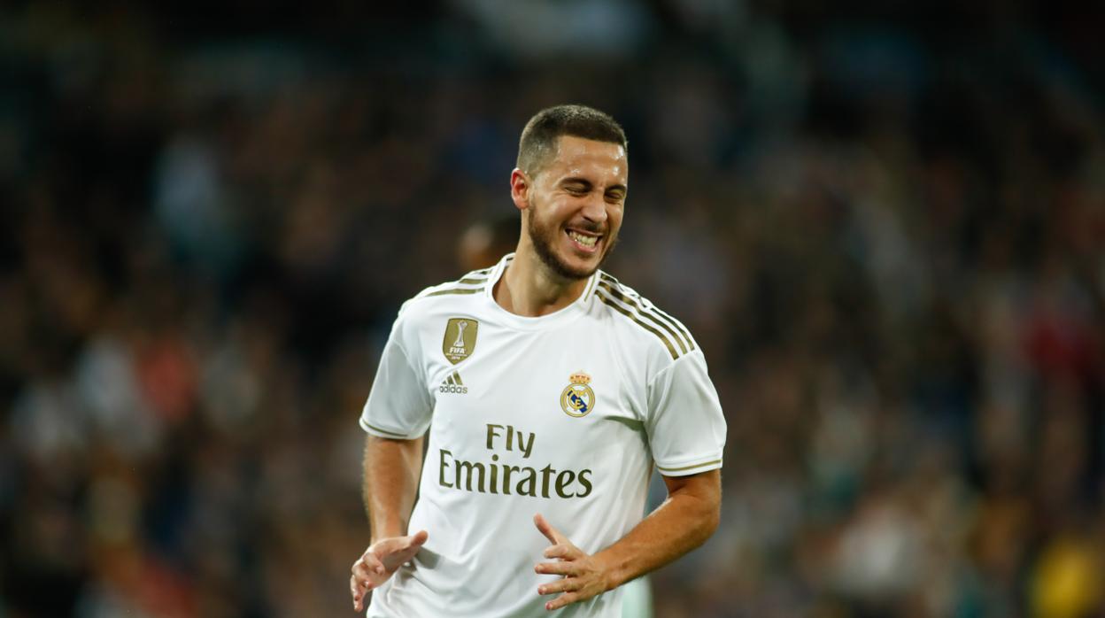 Hazard, con el Madrid