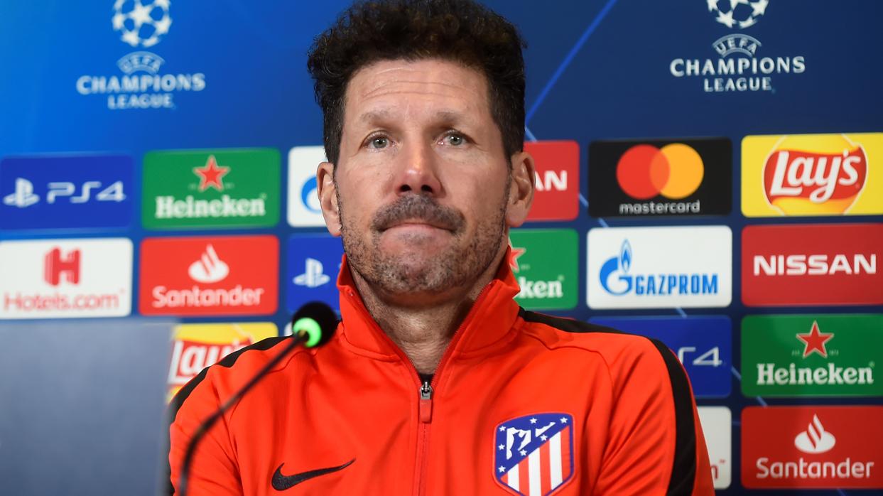 Simeone, en rueda de prensa