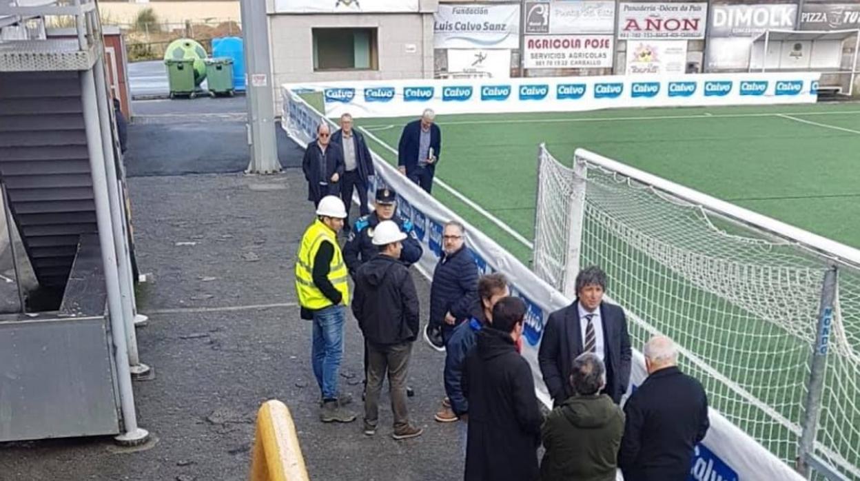 As Eiroas, el estadio del Bergantiños, uno de los que no ha recibido el visto bueno de la RFEF para la Copa