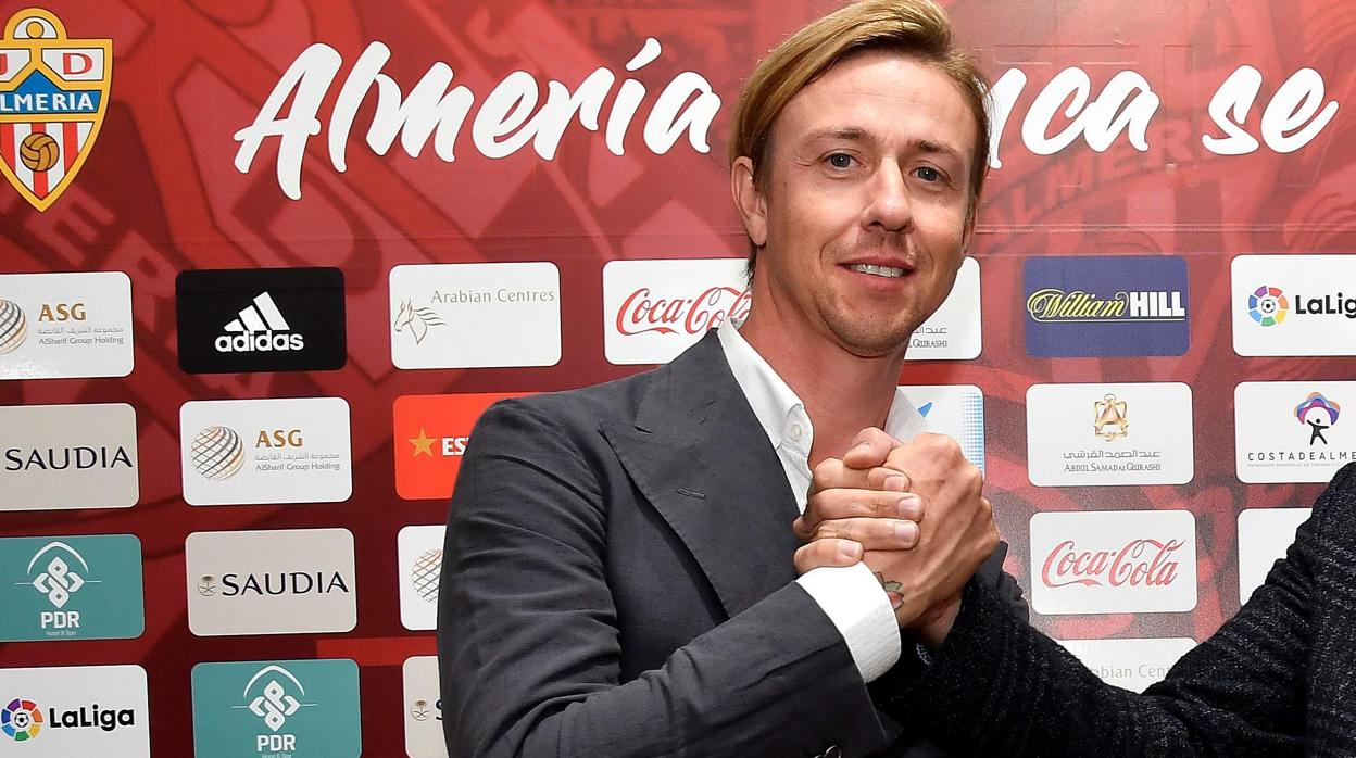 Guti, en su presentación