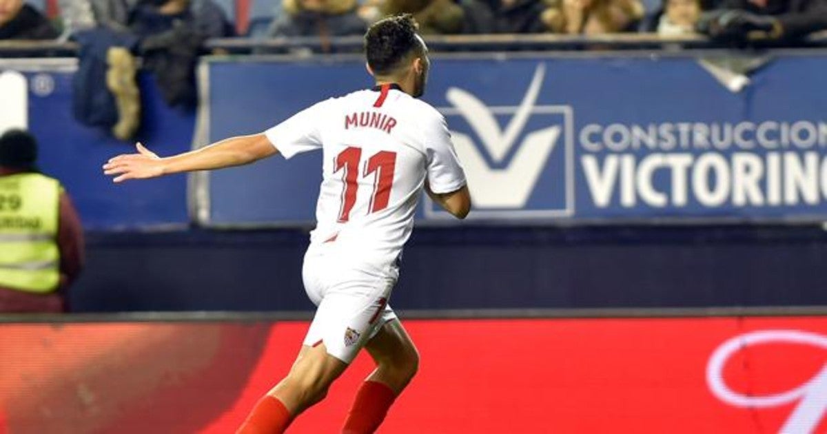 Gol de Munir en el Osasuna 1 - Sevilla 1