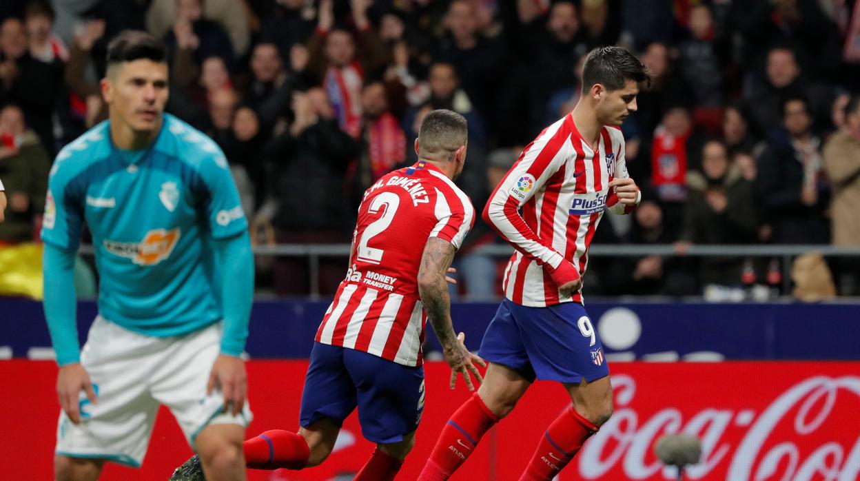 Gol de Morata en el Atlético - Osasuna