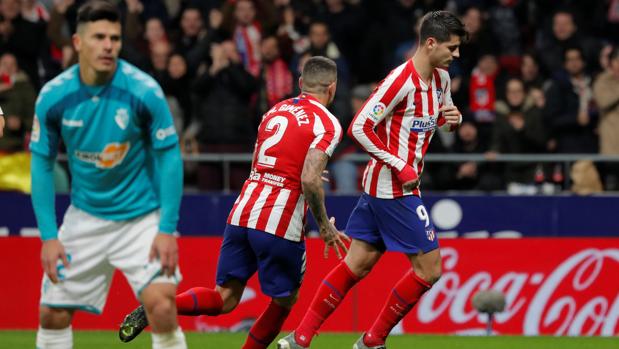 Gol de Morata en el Atlético - Osasuna