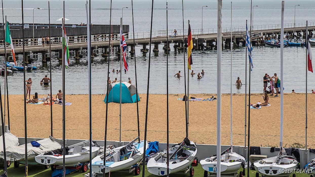 Sin viento en el Mundial de Finn