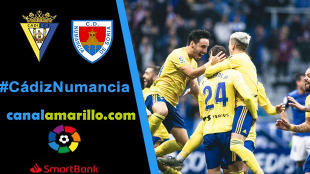 Sigue en directo el Cádiz-Numancia