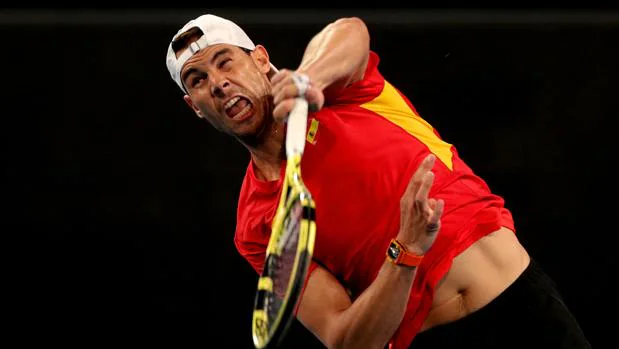 Nadal ya suda para guiar al equipo español en la nueva Copa ATP