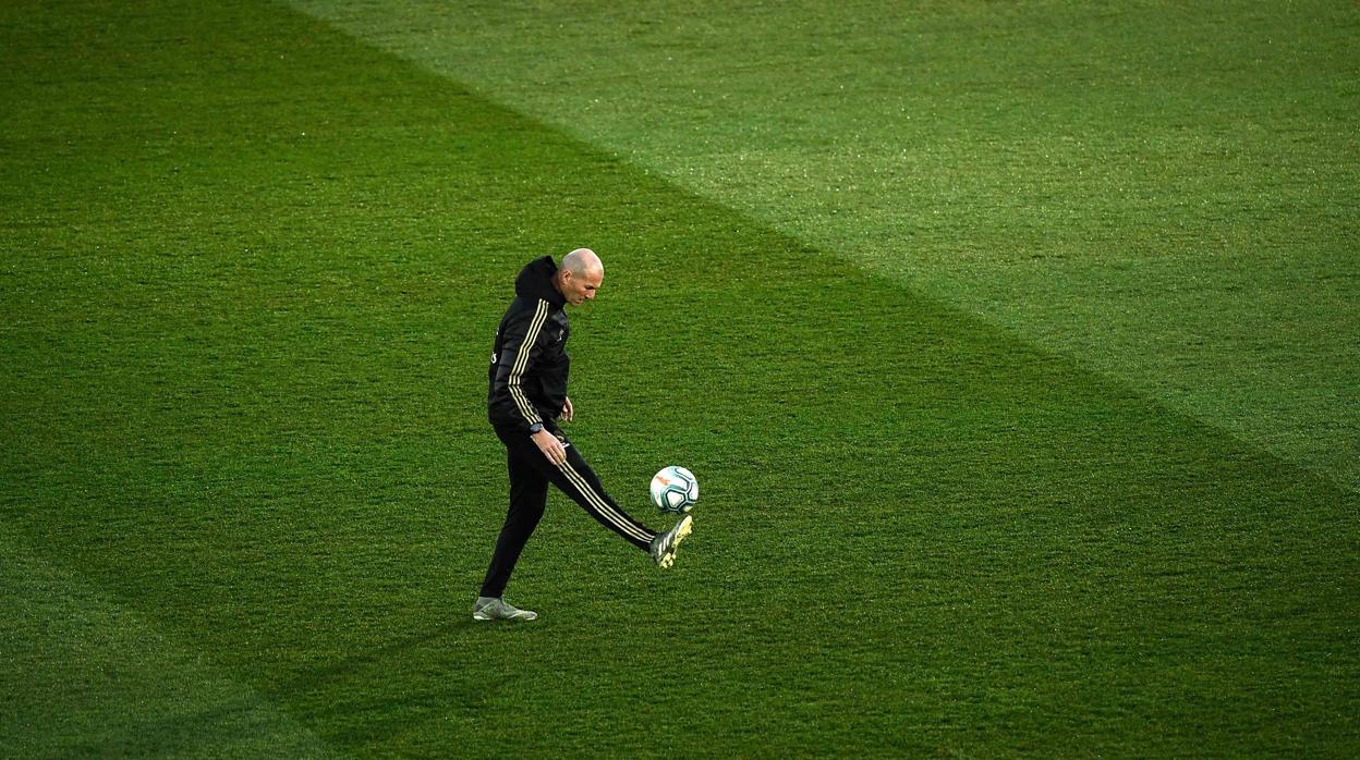 Zidane, en Valdebebas