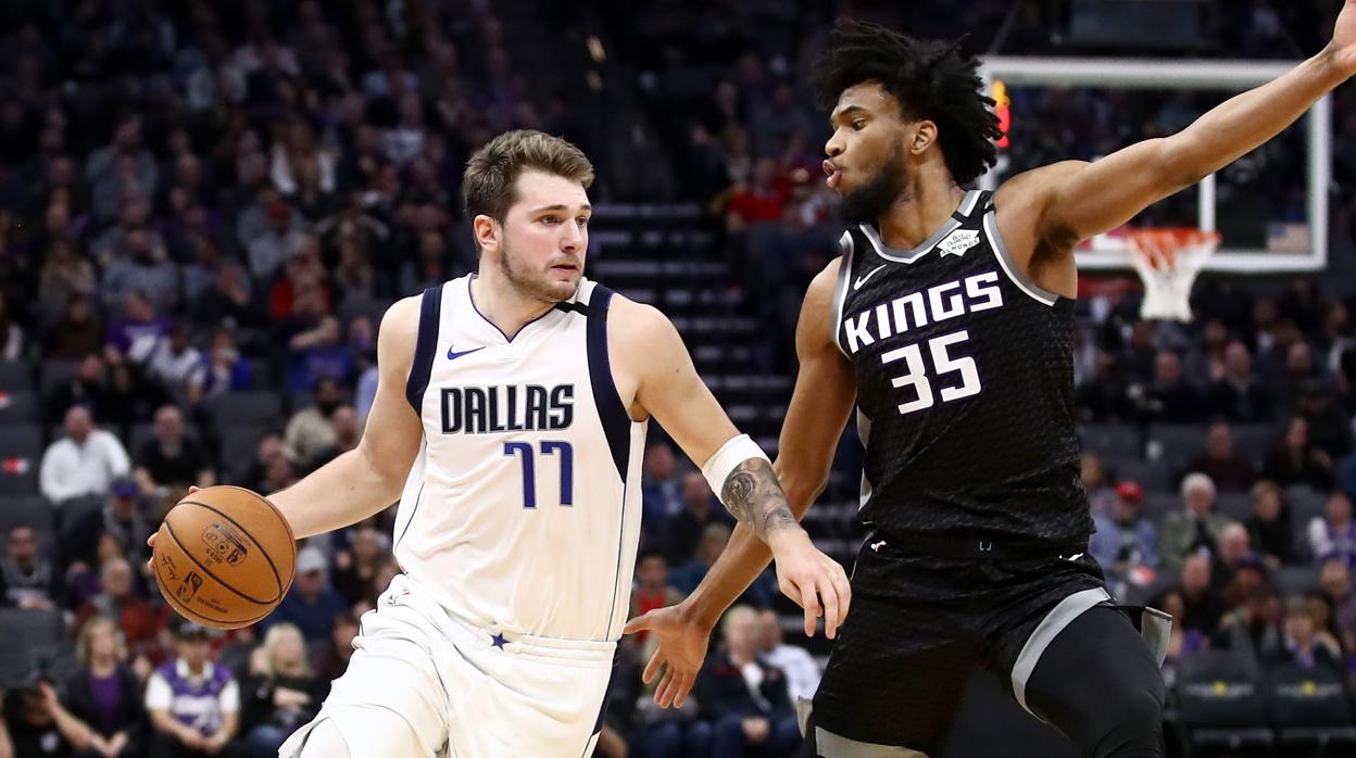 Luka Doncic, un recital y una exquisitez ante los Kings