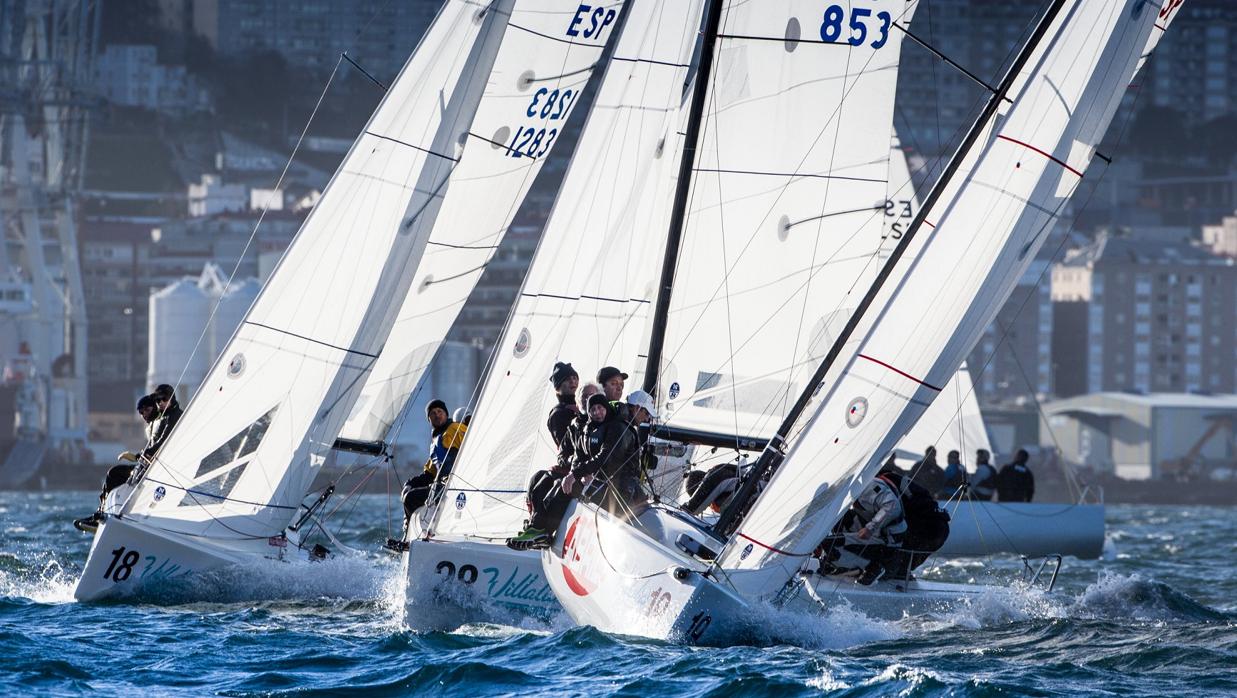 «Noticia», «Abril» y «Laguardia», podio del cuarto acto de la Villalia Winter Series de J70