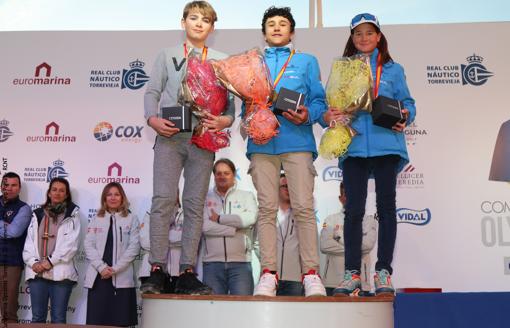 Alessandro Cortese, Lisa Vucetti y Tim Lubat, campeones del Trofeo Euromarina Optimist Torrevieja