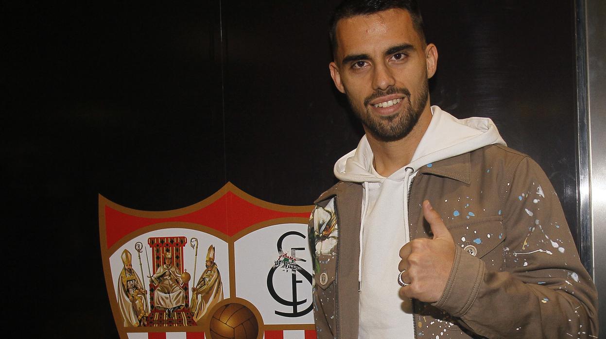 Suso, a su llegada a Sevilla