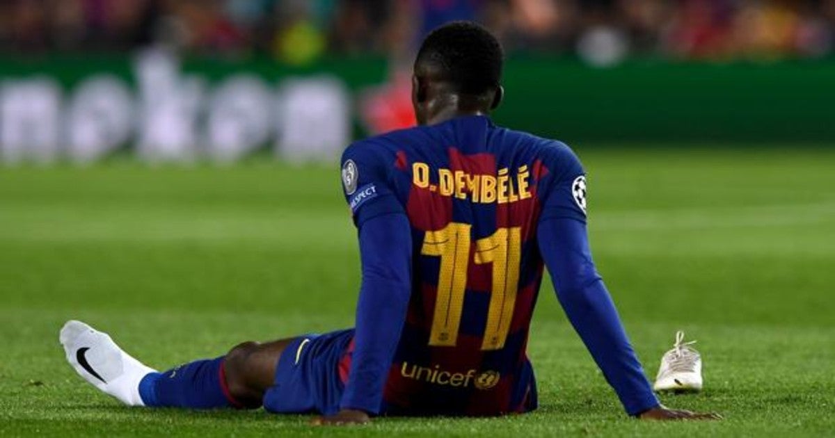 Dembélé, lesionado otra vez, se pierde lo que resta de temporada