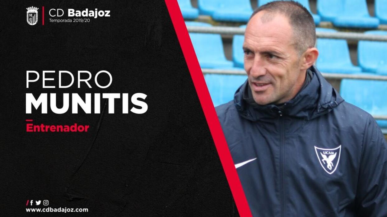 Munitis, nuevo entrenador del Badajoz