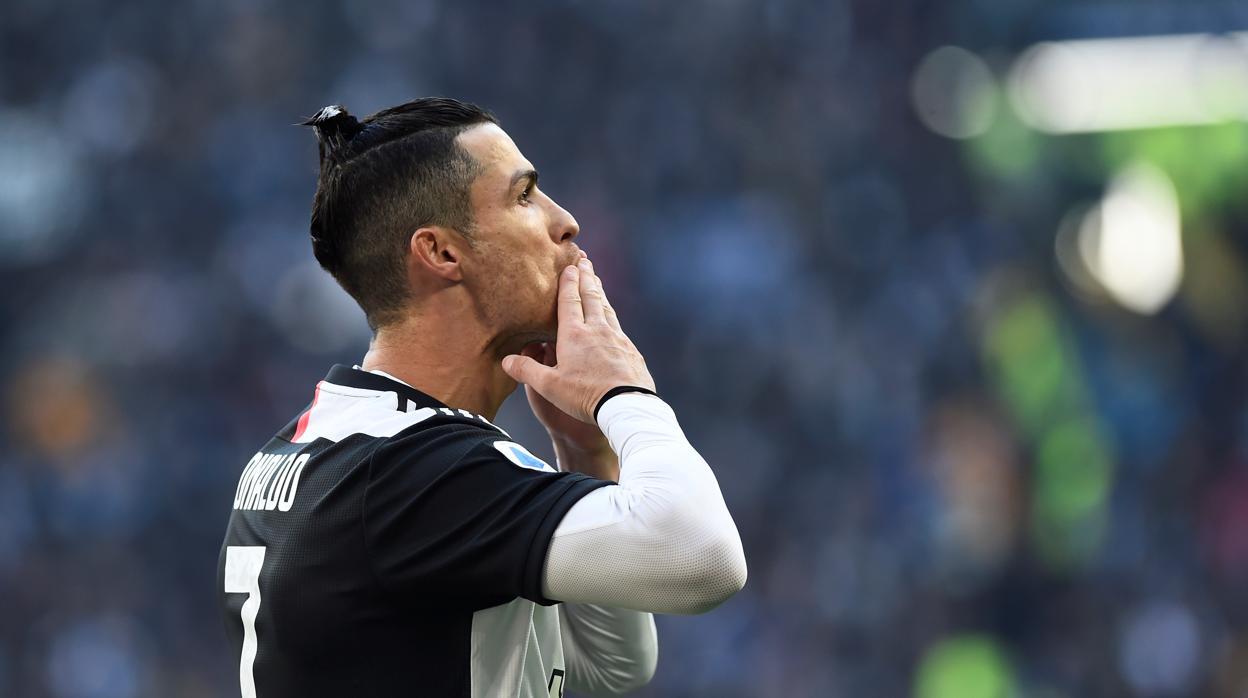 Cristiano Ronaldo celebra el segundo gol contra la Fiorentina, el pasado fin de semana