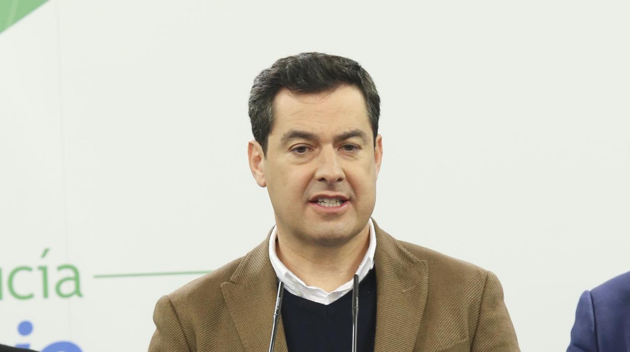 Juanma Moreno, presidente de la Junta de Andalucía