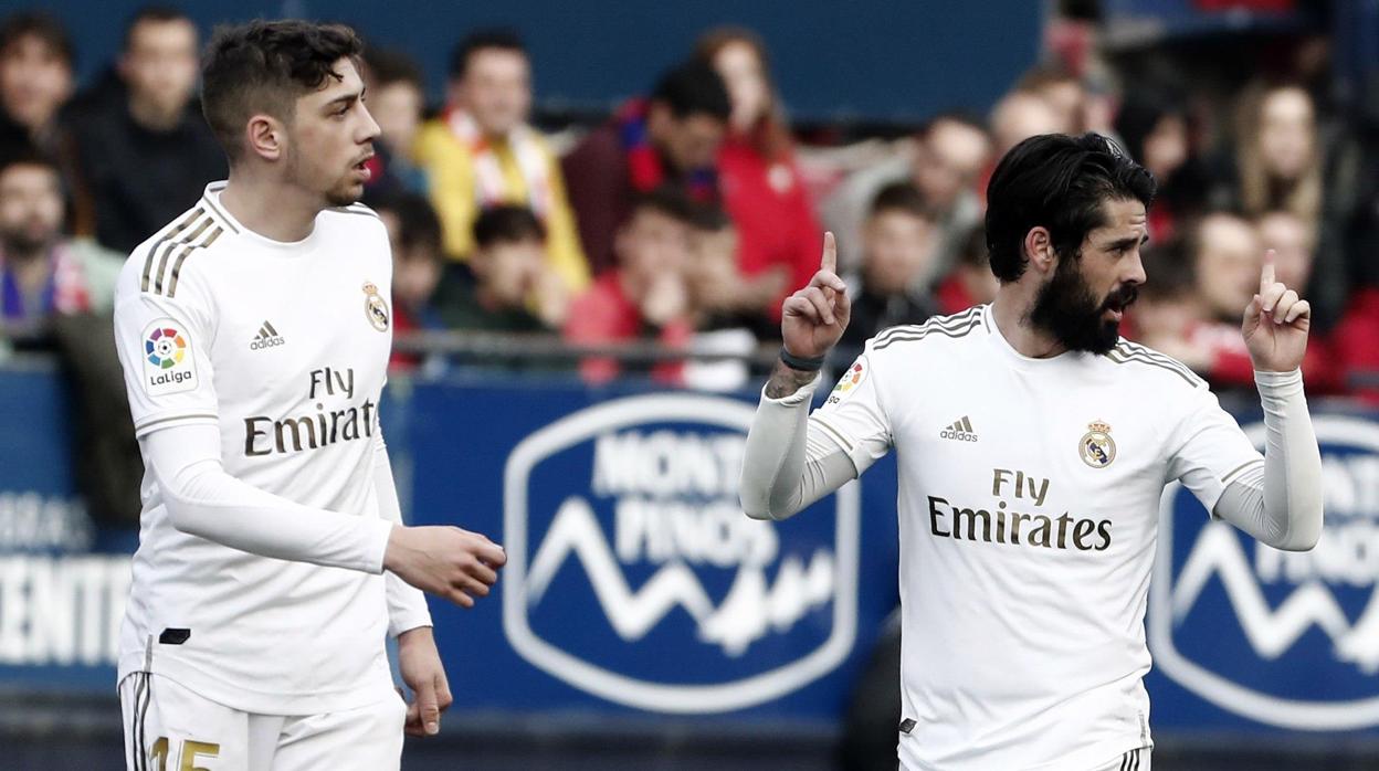 Gol de Isco (1-1) en el Osasuna - Real Madrid