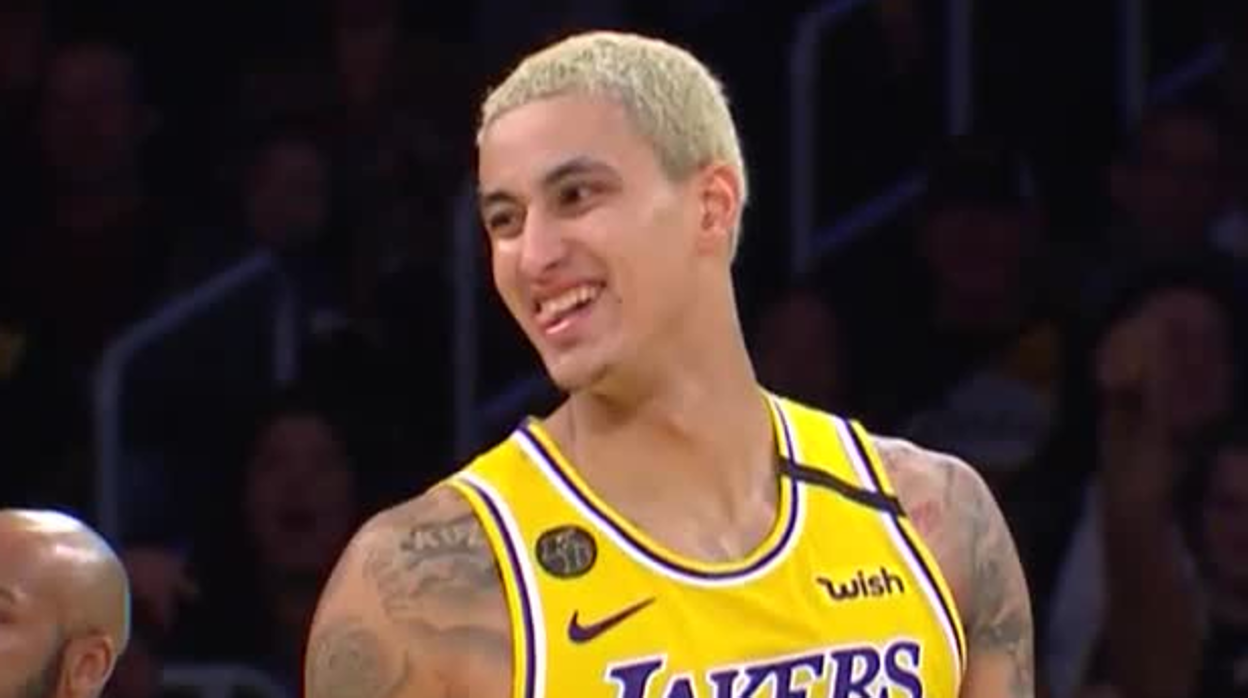 El «feliz error» de Kyle Kuzma que dejó a todos con la boca abierta