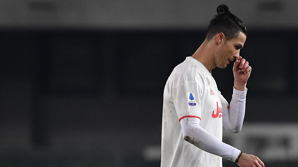 Cristiano Ronaldo, en el partido ante el Hellas Verona