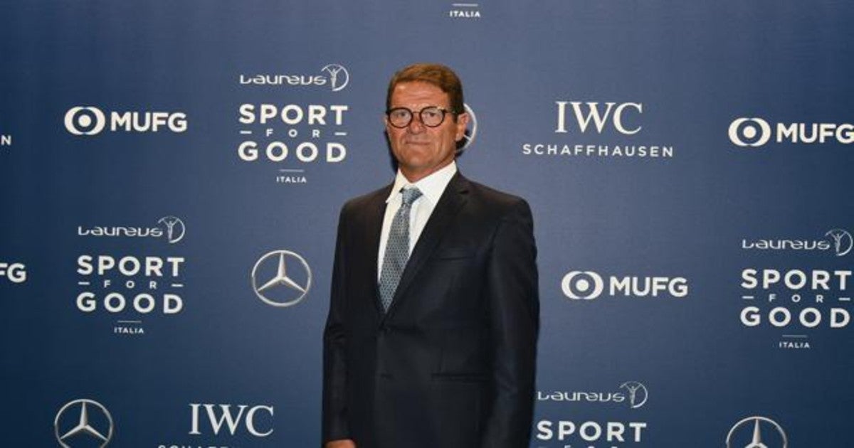 Fabio Capello, uno de los invitados a los Premios LAureus