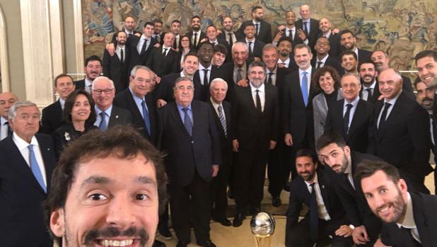 El selfi «Real» de Sergio Llull