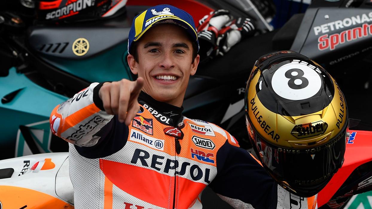 Márquez, tras su octavo título mundial