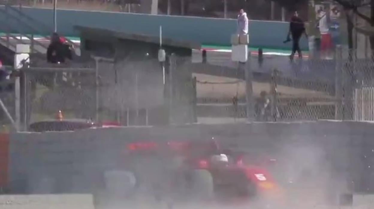 La curva 5 de Montmeló causa estragos: Vettel, Bottas y Verstappen, fuera