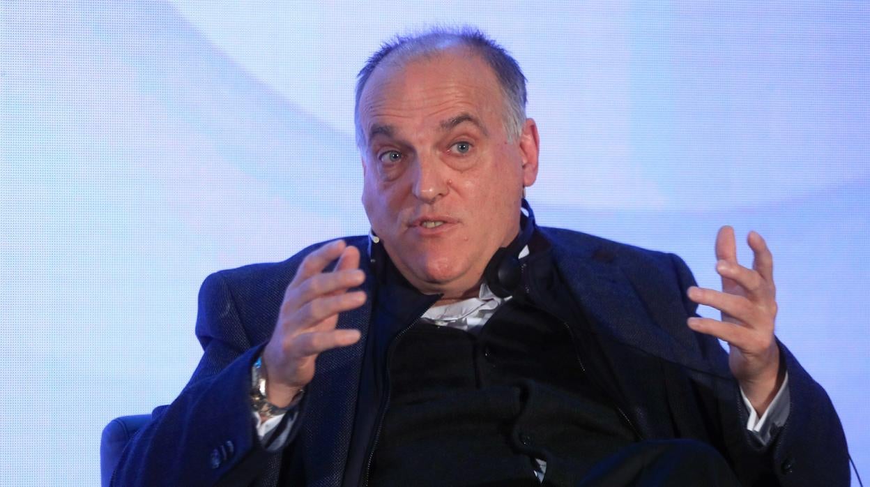 Tebas muestra su enfado con el CSD e Irene Lozano por el adelanto electoral en la RFEF