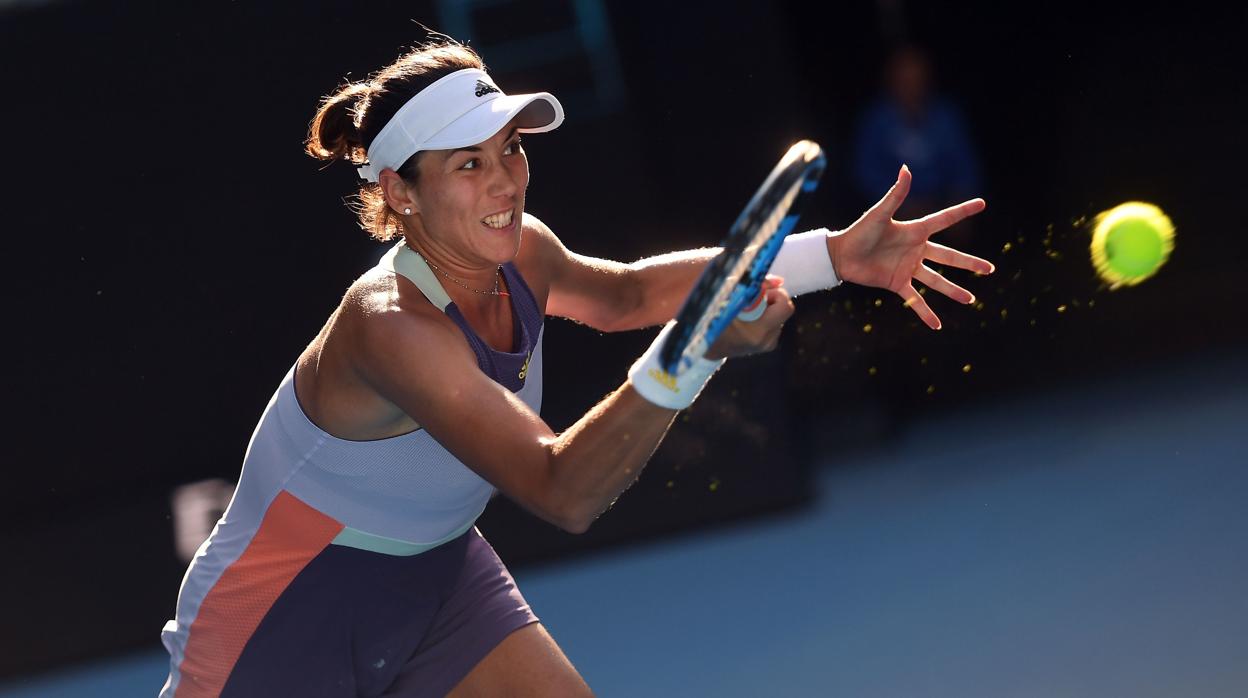 Muguruza, en el Abierto de Australia