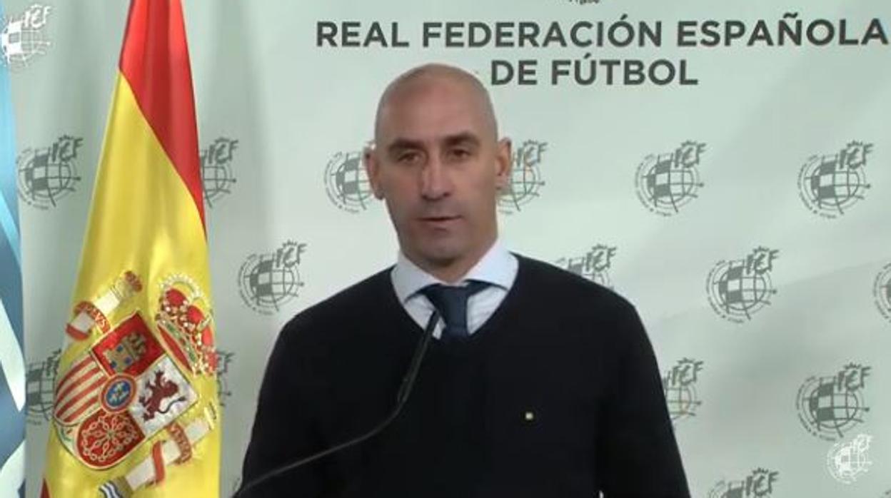 Rueda de prensa de Rubiales en directo: nuevas medidas frente a la crisis del Covid-19