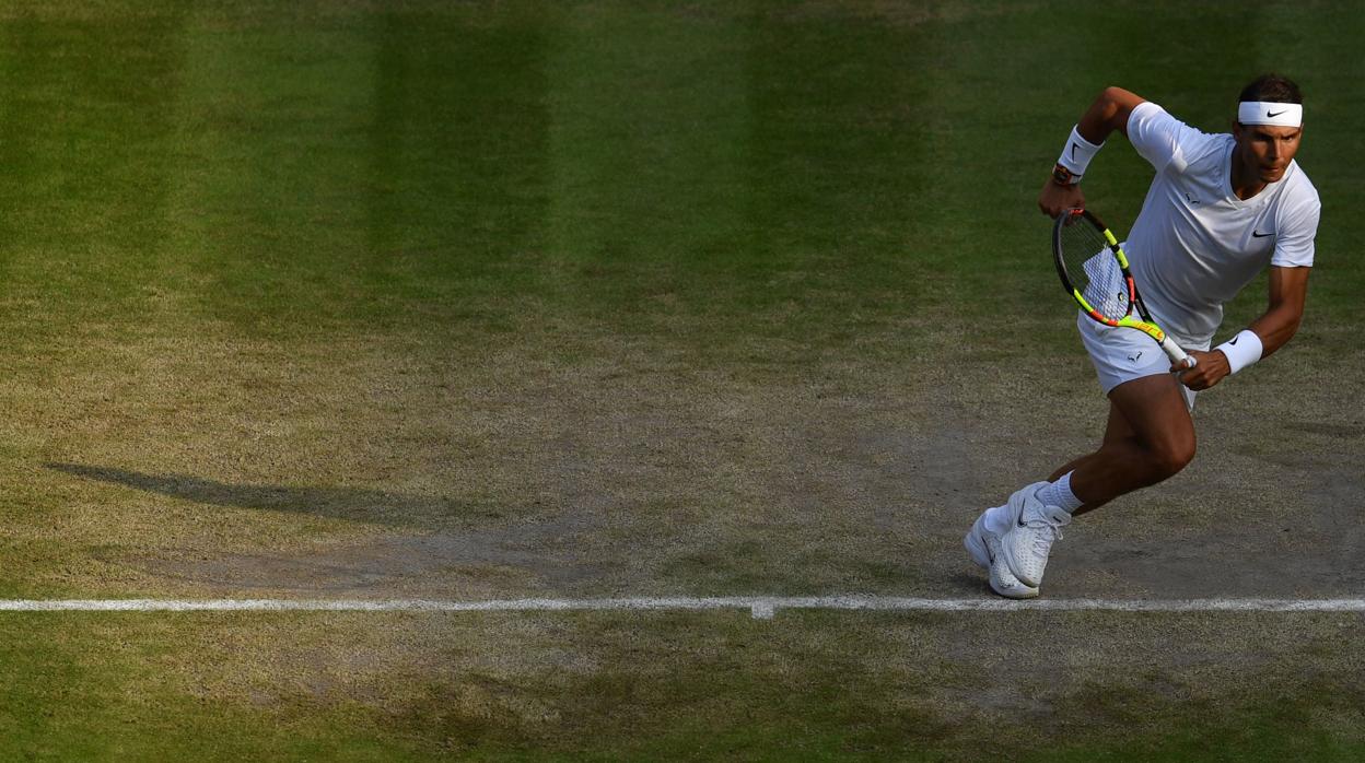 Nadal, en la edición de 2019 de Wimbledon