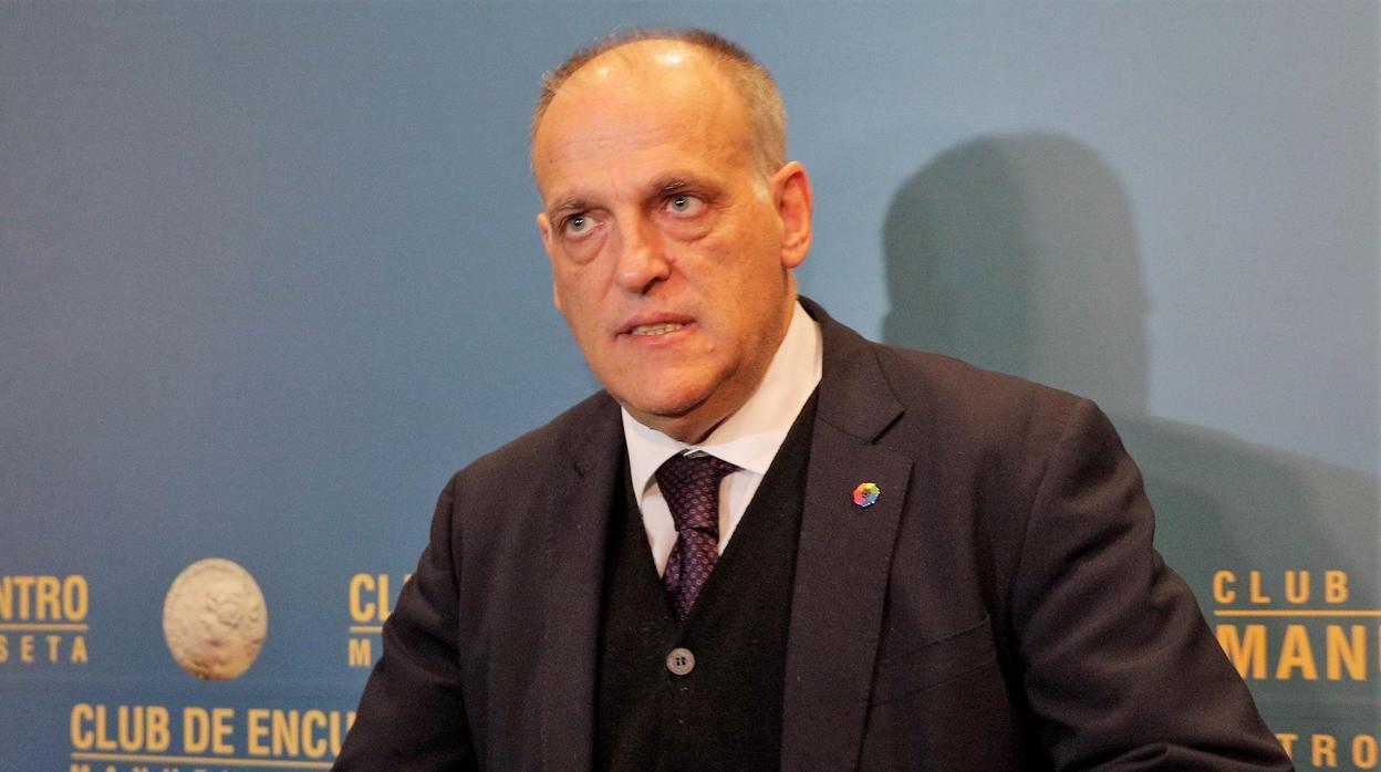 Javier Tebas, presidente de la Liga.