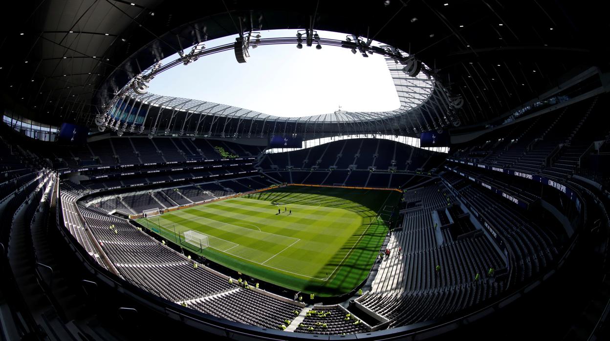 El nuevo estadio del Tottenham, vacío