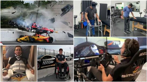 Un nuevo paso a la normalidad para el tenaz Robert Wickens