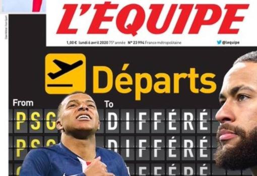 El coronavirus dejaría a Neymar y Mbappé un año más en el PSG