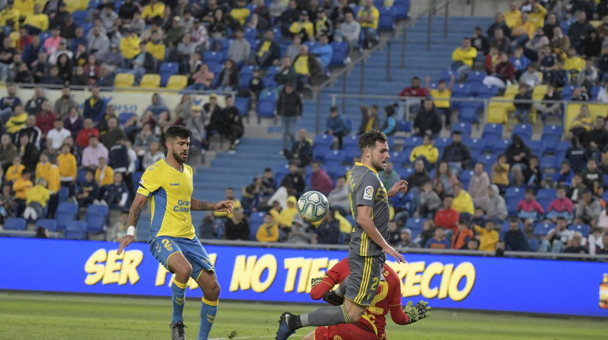 Álvaro Giménez debutó en Las Palmas.