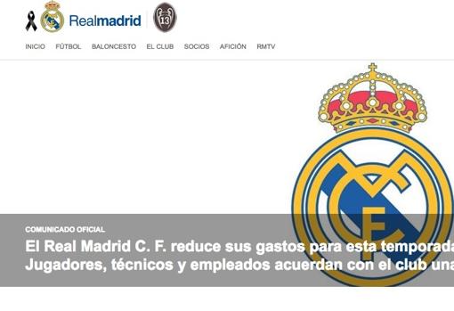 El crespón negro que sí luce el Real Madrid y no el Gobierno de España