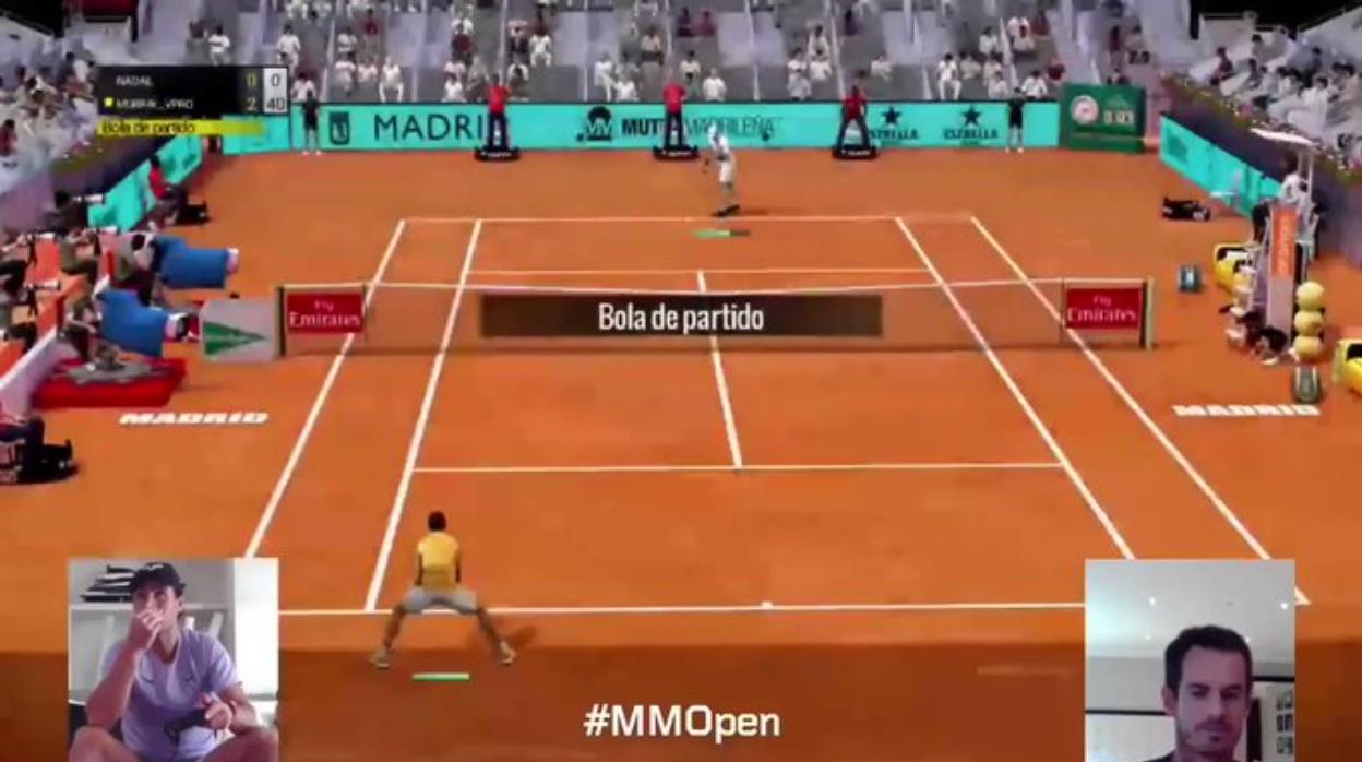 Nadal solo hace un punto y cae ante Murray en solo cuatro minutos