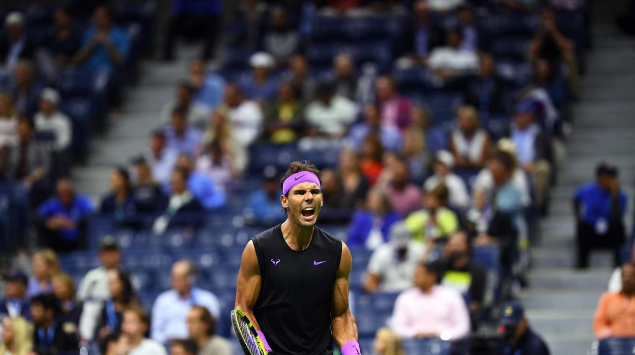 Nadal, en el US Open de 2019