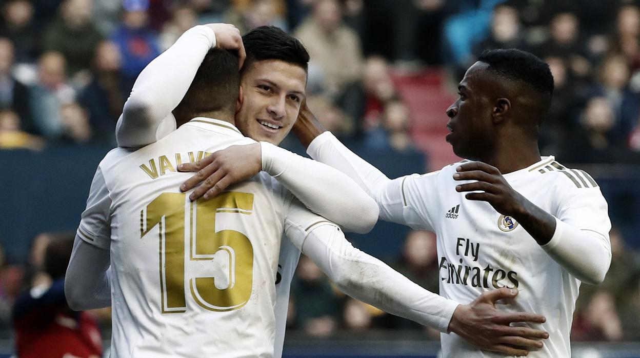 Jovic marcó en Pamplona, su último gol con el Real Madrid