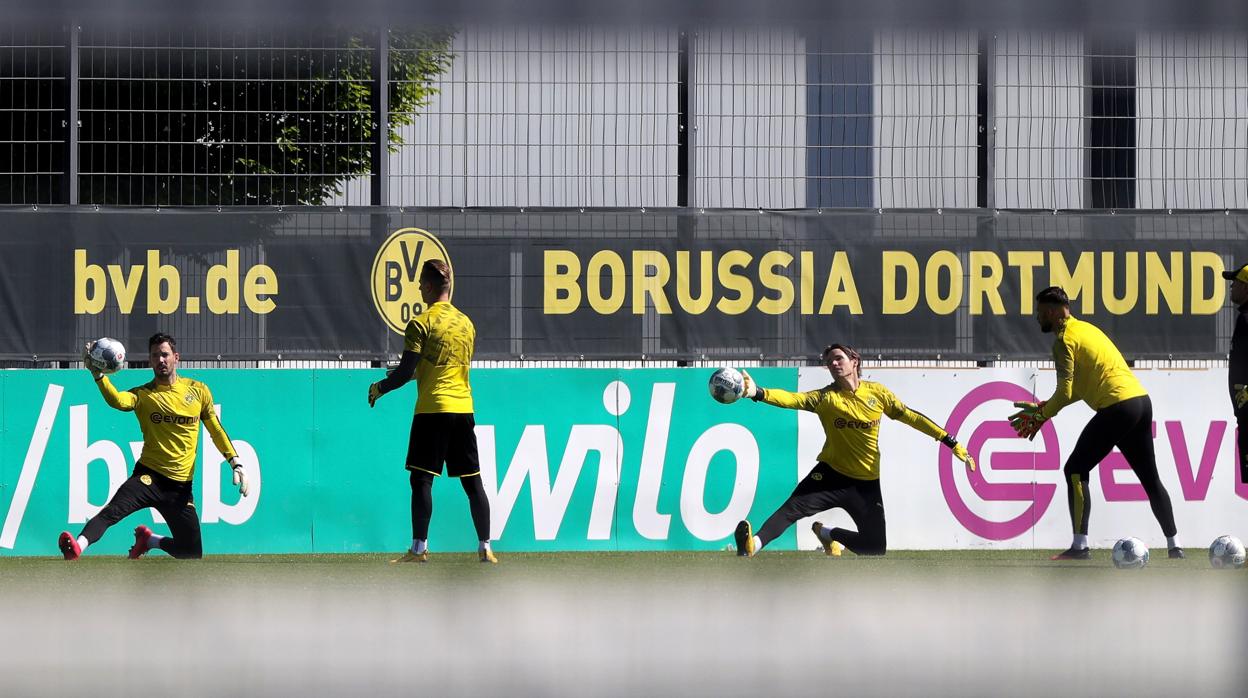 Entrenamiento del Borussia Dortmund
