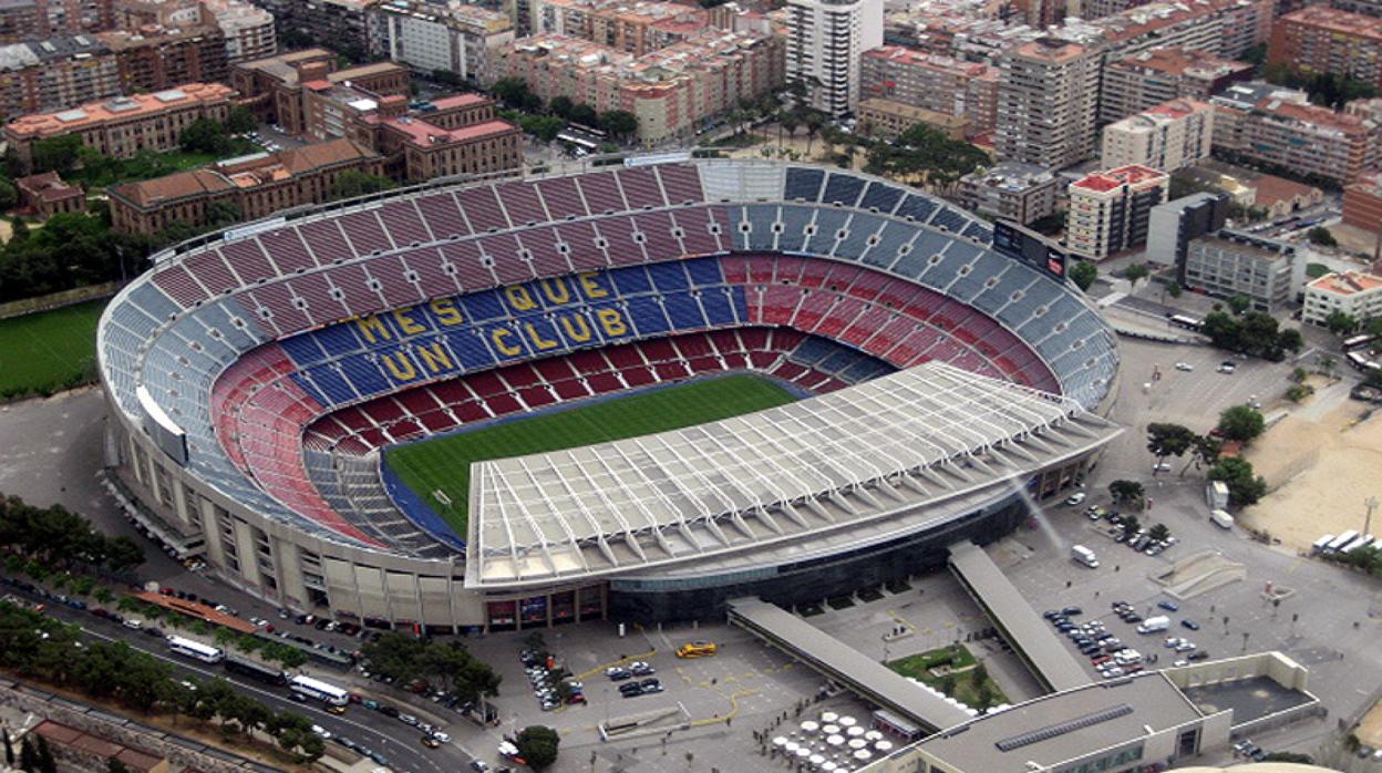 Imagen aérea del Camp Nou