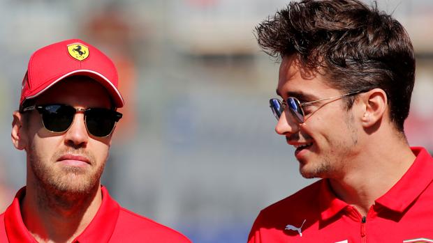 Leclerc, el honor de ser compañero de Vettel pese a los «momentos tensos»