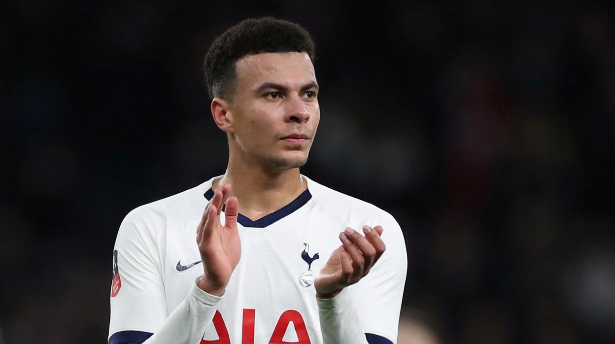 Dele Alli, en un partido con el Tottenham