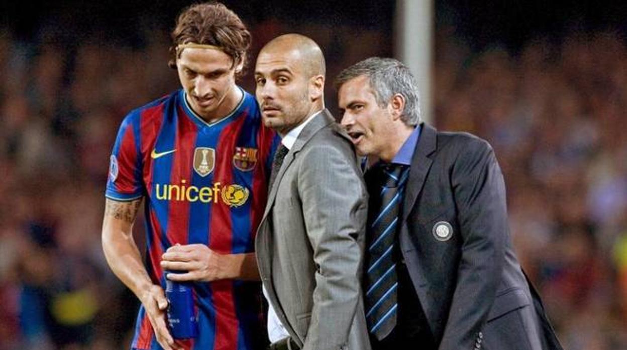 Mourinho desvela qué le dijo a Guardiola al oído en el Barcelona-Inter de 2010