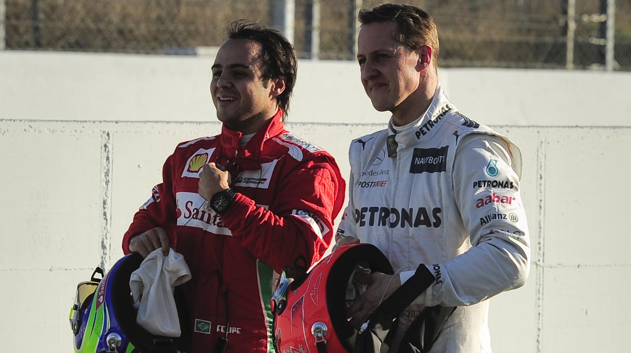 Massa, con Schumacher